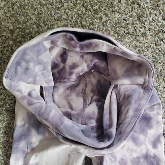 Lululemon Align Pant 28" *Criss Cross Waist - Diamond Dye Stargaze Purple - Sz 0 - Picture 6 of 16